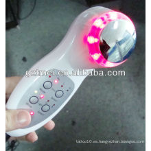 3 luces LED Photon Skin Cuidado Facial Ultrasonic Massager 3MHZ